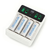Ładowarka do akumulatorów Ni-MH/Ni-Cd - AA i AAA - Qoltec 50848