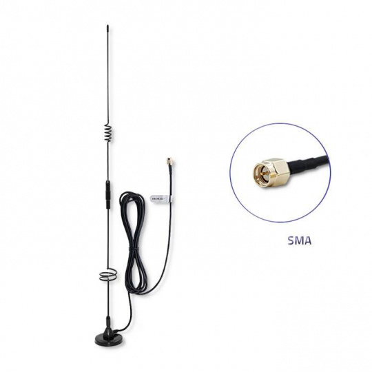 Антена GSM 600-2700 МГц LTE - 14 дБі - SMA - Внутрішня - Qoltec 57035