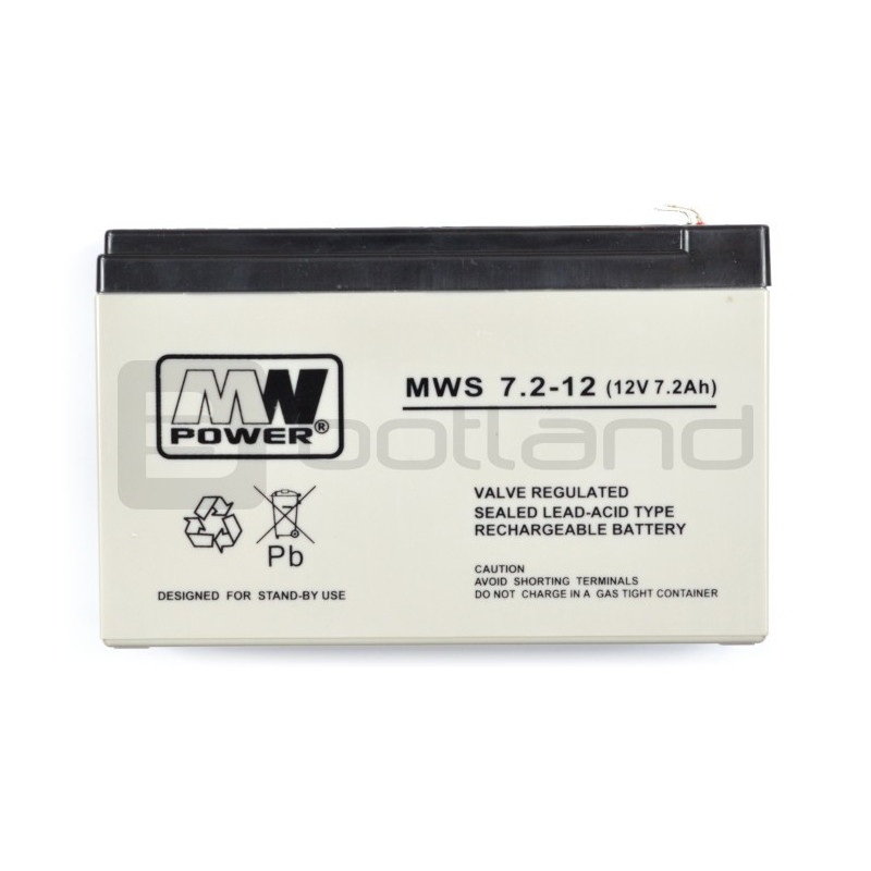 Akumulator żelowy AGM mws 12V/7,2Ah
