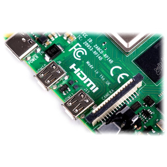 Raspberry Pi 4 модель B WiFi двухдиапазонный Bluetooth 2 ГБ ОЗУ 1,8 ГГц - версия с двумя модулями ОЗУ