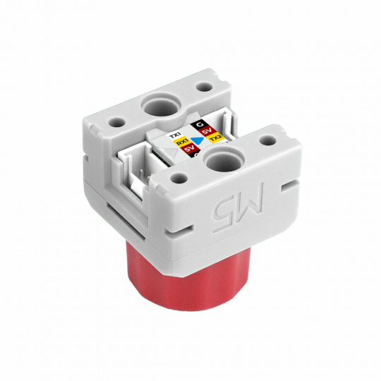 Модуль поворотного потенциометра с UART и RGB-светодиодом для регулировки угла цепи - M5Stack U208