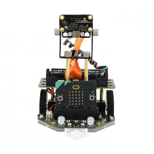 Maqueen Plus V3 — образовательный STEM-робот для micro:bit с лазерным датчиком — DFRobot MBT0050-18650