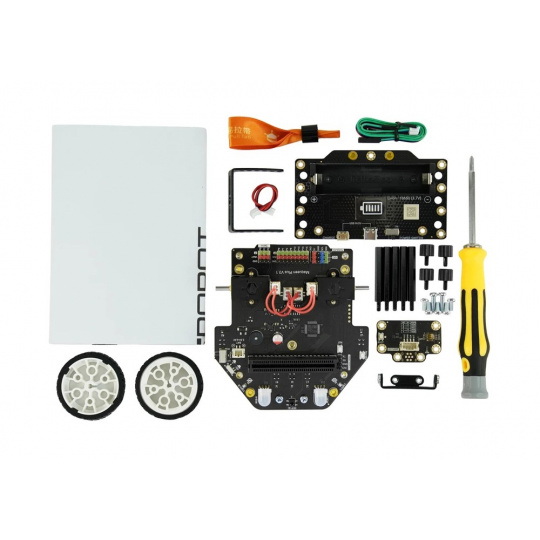 Maqueen Plus V3 — образовательный STEM-робот для micro:bit с лазерным датчиком — DFRobot MBT0050-18650
