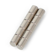 Magnes neodymowy okrągły 3x4mm - 10szt.