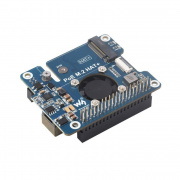 PoE M.2 HAT+ - adapter PCIe do dysków NVMe M.2 z obsługą PoE - do Raspberry Pi 5 - Waveshare 28411