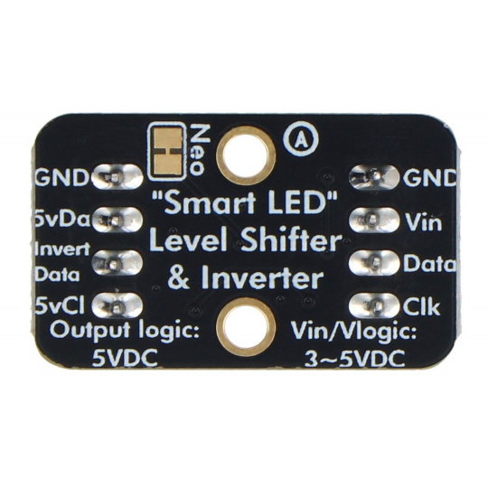 Pixel Shifter — преобразователь логических уровней 3,3 В/5 В для адресуемых светодиодов — Adafruit 6066