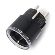 Shelly Plug PM Gen3 - inteligentne gniazdko WiFi/Bluetooth z pomiarem energii - czarne
