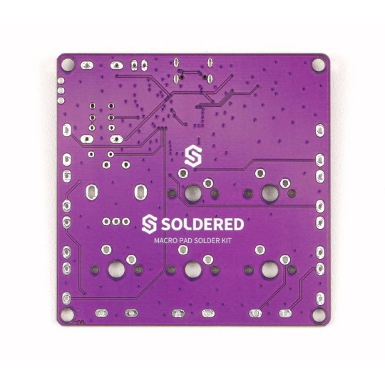 Набор для пайки контактных площадок Macro Pad Solder Kit - учебный комплект для обучения пайке - RP2040 - Пайка 333347
