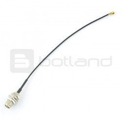 Przejściówka żeńska SMA - U.FL - 11cm