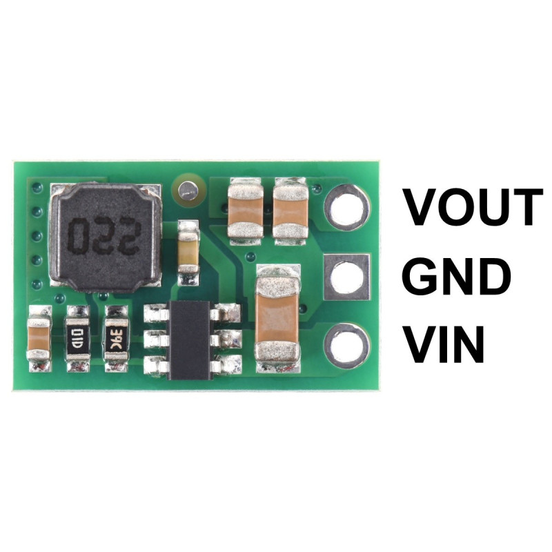 D24V7F5 - przetwornica step-down - 5V 0,6A - Pololu 5593