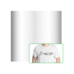 Folia flex do termotransferu chromowana 300x300mm - Bambu Lab - Chrome Foil Silver - 10szt. - YG010