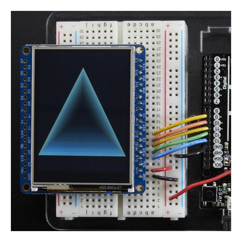 Wyswietlacz dotykowy TFT LCD 2,4" 320x240 z czytnikiem microSD