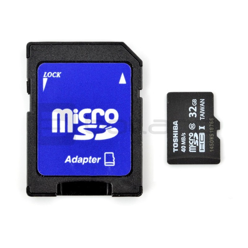 Karta pamięci Toshiba Professional micro SD / SDHC 32GB UHS-I klasa 10 z adapterem