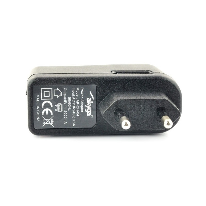 Zasilacz Akyga USB 5V 2A
