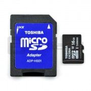Karta pamięci Toshiba Exceria micro SD / SDHC 16GB UHS-I klasa 3 z adapterem