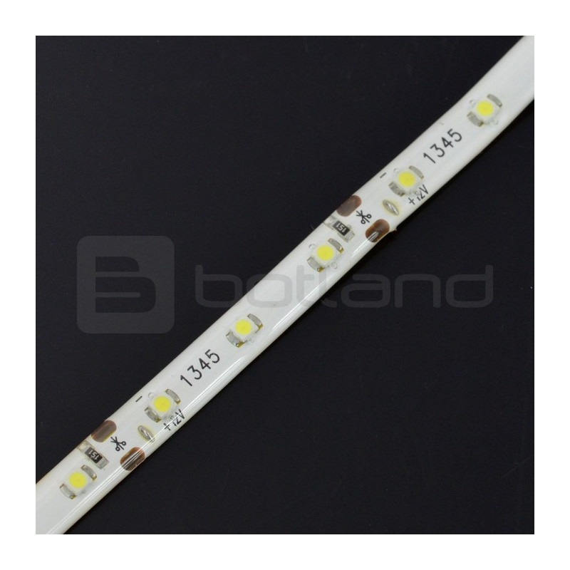 Pasek LED IP65 6W, 60 diod/m, 8mm, barwa ciepła - 1m