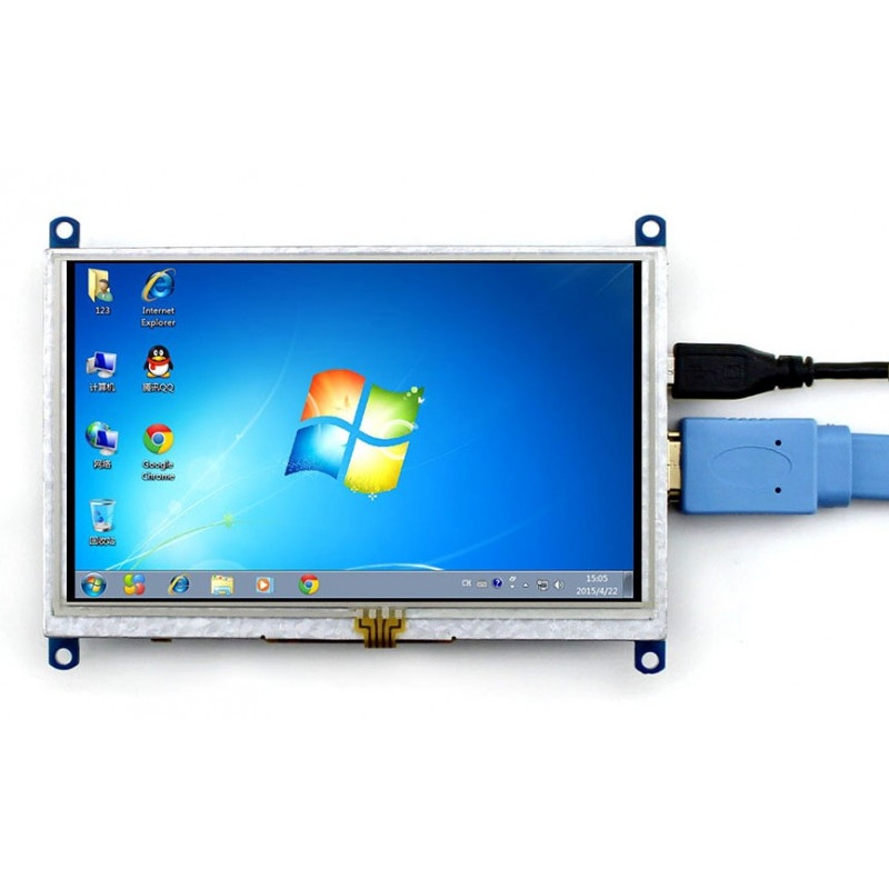 Ekran dotykowy TFT 5" 800x480 dla Raspberry Pi