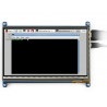 Ekran dotykowy pojemnościowy TFT 7" 800x480px HDMI + USB dla Raspberry Pi 2/B+ - zdjęcie 8