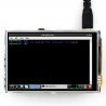 Ekran dotykowy rezystancyjny LCD TFT 3,5" 320x240px GPIO dla Raspberry Pi 2/B+ - zdjęcie 6
