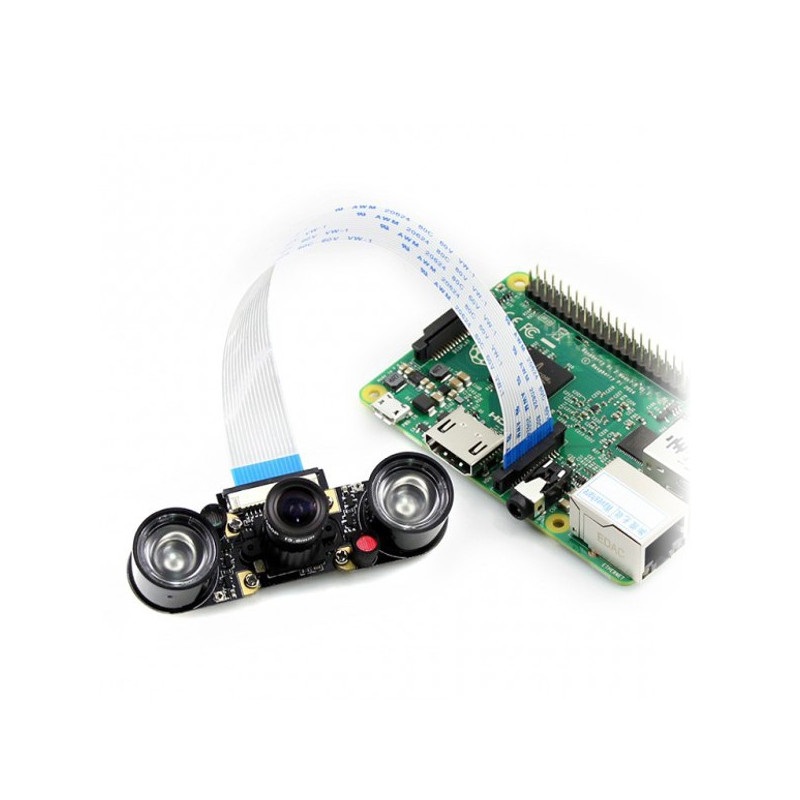 Camera HD Night Vision H - szerokokątna kamera IR dla Raspberry Pi + moduły IR