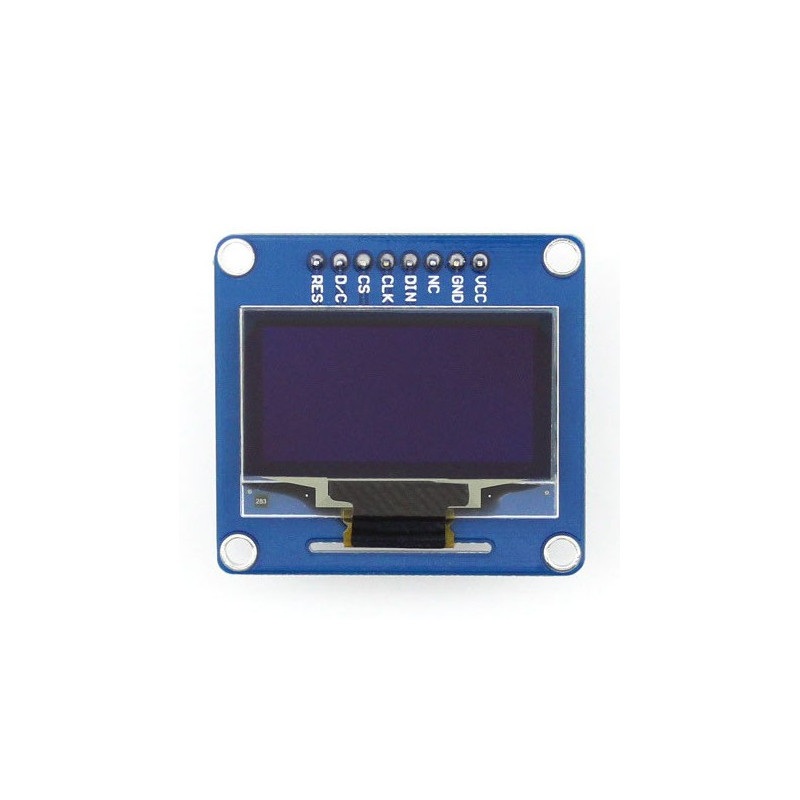 Wyświetlacz OLED niebieski graficzny 1,3" 128x64px SPI/I2C- proste złącza