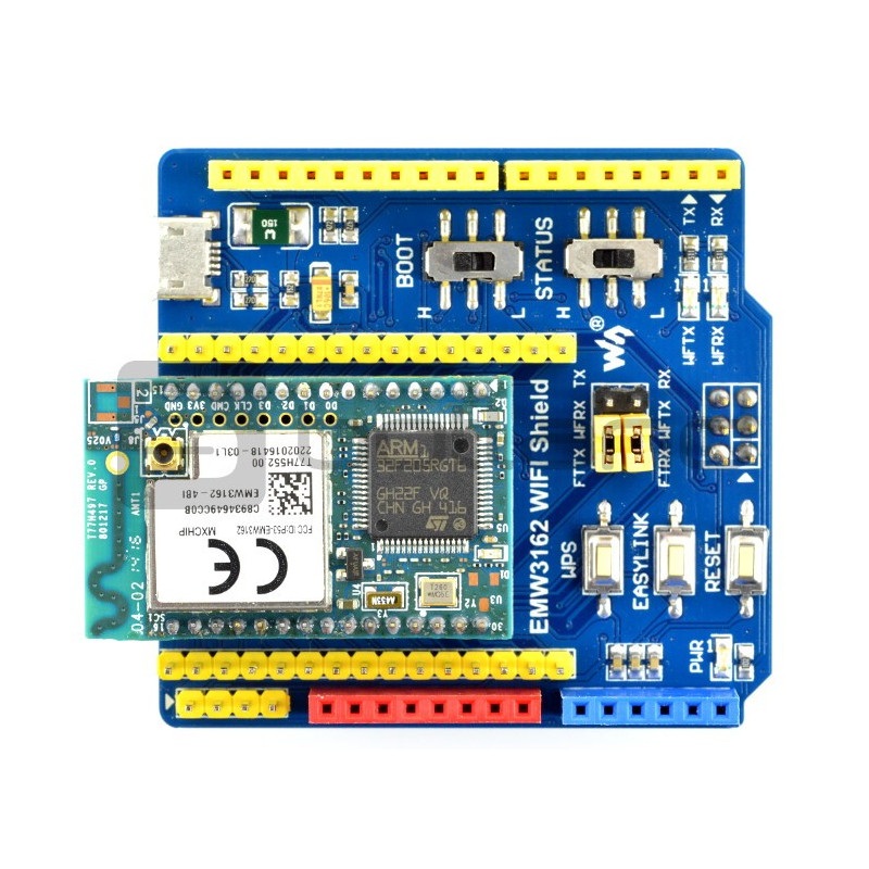 EMW3162 WIFI Shield - nakładka na Arduino
