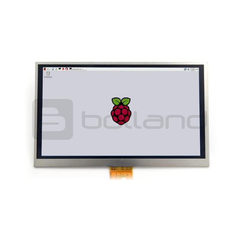 Ekran IPS 10" 1024x600 z zasilaczem dla Raspberry Pi
