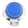 Push Button 3,3cm - niebieskie podświetlenie - zdjęcie 1