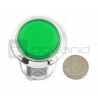 Push Button 3,3cm - zielone podświetlenie - zdjęcie 2