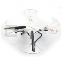 Dron quadrocopter OverMax X-Bee drone 3.1 2.4GHz z kamerą 2MPx czarny - 34cm