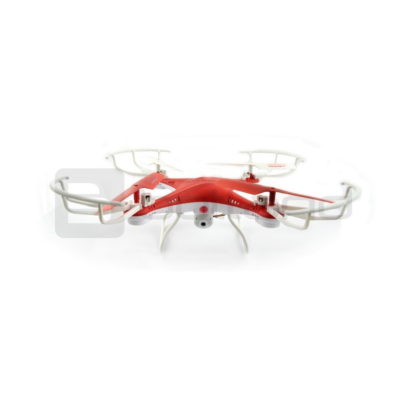 Dron quadrocopter OverMax X-Bee drone 3.1 2.4GHz z kamerą 2MPx czerwony - 34cm