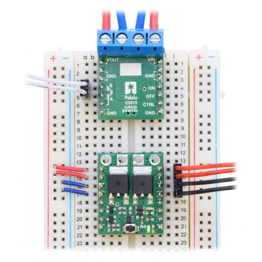 Великий кнопковий MOSFET MP 4.5-40V/8A - із захистом від зворотного струму - Pololu 2812