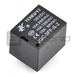 Przekaźnik JQC-3FF-S-Z-5V - cewka 5V, styki 10A/250VAC