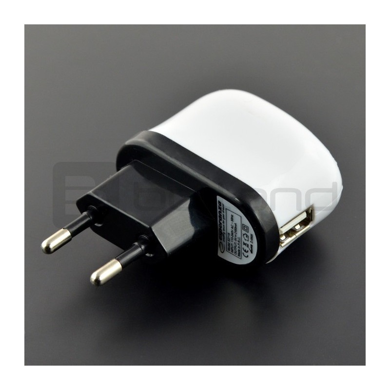 Zasilacz sieciowy Esperanza EZ-115 USB 5V 2,1A