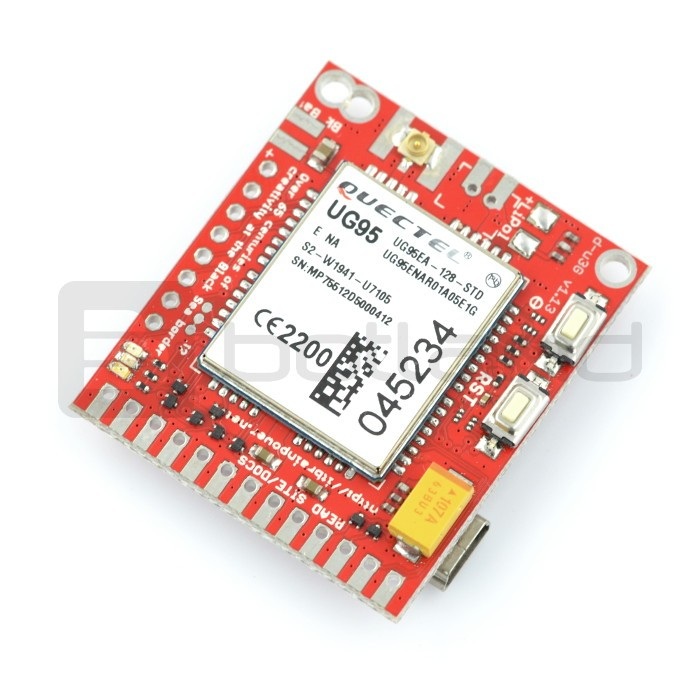 d-u3G μ-shield v.1.13 - do Arduino i Raspberry Pi - złącze u.FL