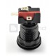 Arcade Push Button 3,3cm - czarny z zielonym podświetleniem Arcade Push Button 3,3cm - czarny z zielonym podświetleniem