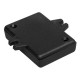 Obudowa plastikowa Kradex Z24AU - 66x48x15mm czarna z uszami Obudowa plastikowa Kradex Z24AU - 66x48x15mm czarna z uszami