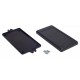 Obudowa plastikowa Kradex Z34U - 129x68x24mm czarna z uszami Obudowa plastikowa Kradex Z34U - 129x68x24mm czarna z uszami