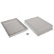 Obudowa plastikowa Kradex Z46J - 198x144x52mm jasna Obudowa plastikowa Kradex Z46J - 198x144x52mm jasna
