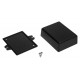 Obudowa plastikowa Kradex Z70U - 76x59x28mm czarna z uszami Obudowa plastikowa Kradex Z70U - 76x59x28mm czarna z uszami