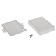 Obudowa plastikowa Kradex Z71JU - 76x59x18mm jasna z uszami Obudowa plastikowa Kradex Z71JU - 76x59x18mm jasna z uszami