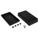 Obudowa plastikowa Kradex Z72 - 179x102x49mm czarna Obudowa plastikowa Kradex Z72 - 179x102x49mm czarna