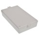 Obudowa plastikowa Kradex Z72JU - 179x102x37mm jasna z uszami Obudowa plastikowa Kradex Z72JU - 179x102x37mm jasna z uszami