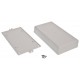 Obudowa plastikowa Kradex Z72JU - 179x102x37mm jasna z uszami Obudowa plastikowa Kradex Z72JU - 179x102x37mm jasna z uszami