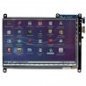 Ekran dotykowy pojemnościowy LCD TFT 7'' 800x480px HDMI + microUSB dla Odroid - zdjęcie 2