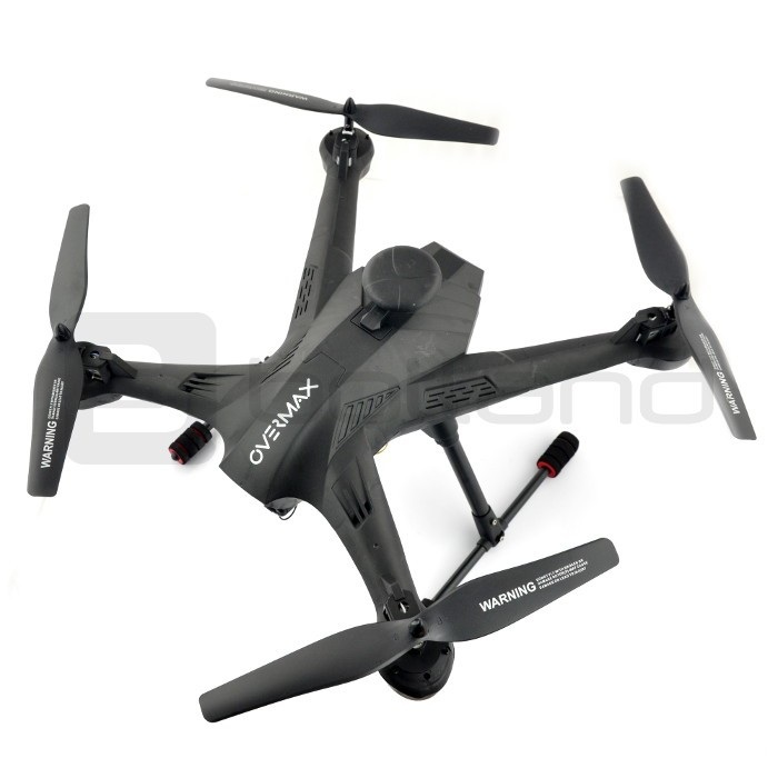 Dron quadrocopter OverMax X-Bee drone 5.2 WiFi 2.4GHz z kamerą FPV - 62cm + ekran + 2 dodatkowe akumulatory