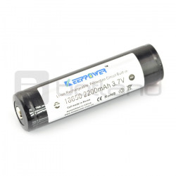 Ogniwo 18650 Li-Ion KeepPower 2200mAh z zabezpieczeniami