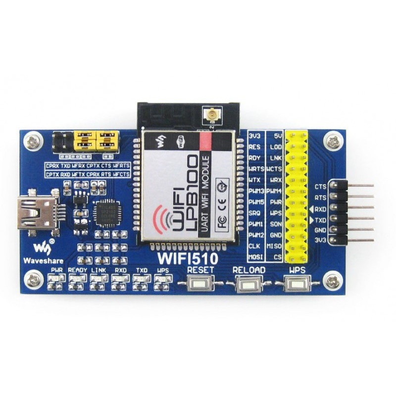 WIFI-LPB100-B Eval Kit - moduł WiFi z anteną zewnętrzną
