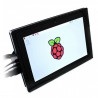 Ekran dotykowy pojemnościowy LCD IPS 10,1'' 1280x800px HDMI + USB dla Raspberry Pi 3/2/B+ + obudowa czarna - zdjęcie 4