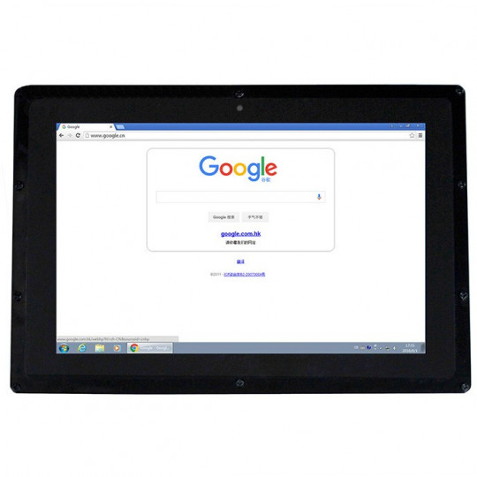 РК-дисплей IPS 10.1 дюймів, ємнісний сенсорний екран (B) 1280x800 пікселів, HDMI + USB для Raspberry Pi + корпус - Waveshare 11769